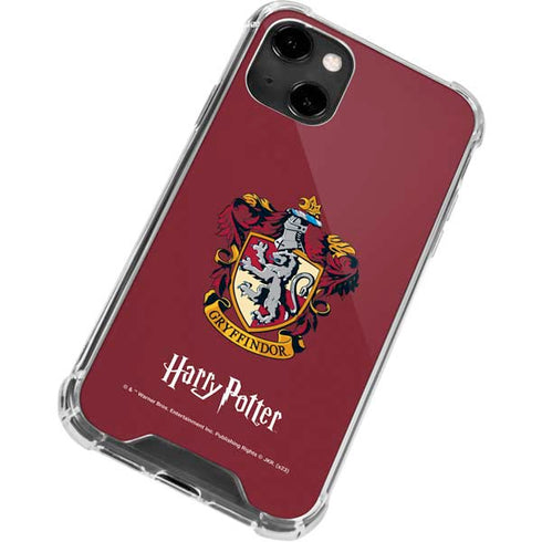 Wizarding World Harry Potter Gryffindor House Crest iPhone 14 Clear Case